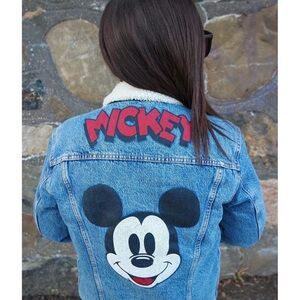 Levi’s x Disney Mickey Mousr Faux Fur Denim Jacket